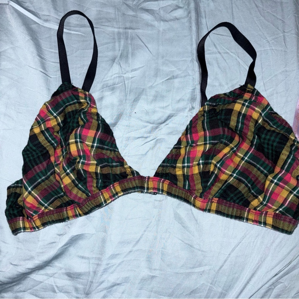Savage X Fenty Colorful Plaid Bralette